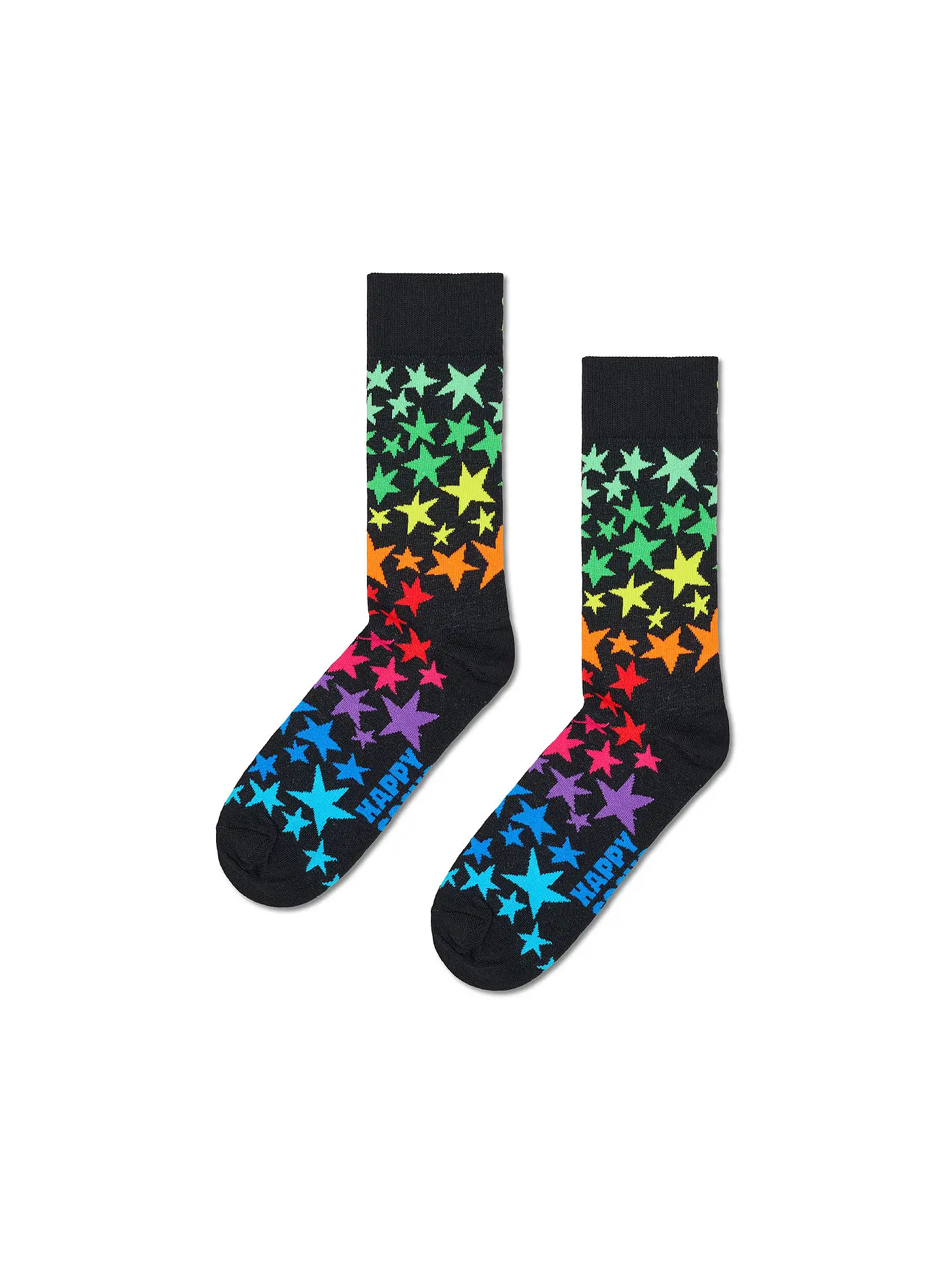 HAPPY SOCKS | Damen Socken STAR CLUSTER 36-40 black | 